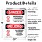 Signmission Propane Gas Flammable No Smoking Danger Sign, Aluminum, 10in W x 14in L, 2PK OS-2PACK-DS-A-1014-VS-1539 - alternate 6
